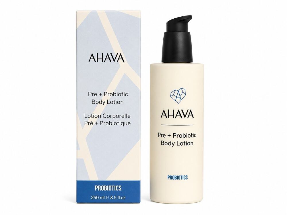 AHAVA Pre + Probiotic Body Lotion 8.5 fl oz / 250ml Hydrating Moisturizer